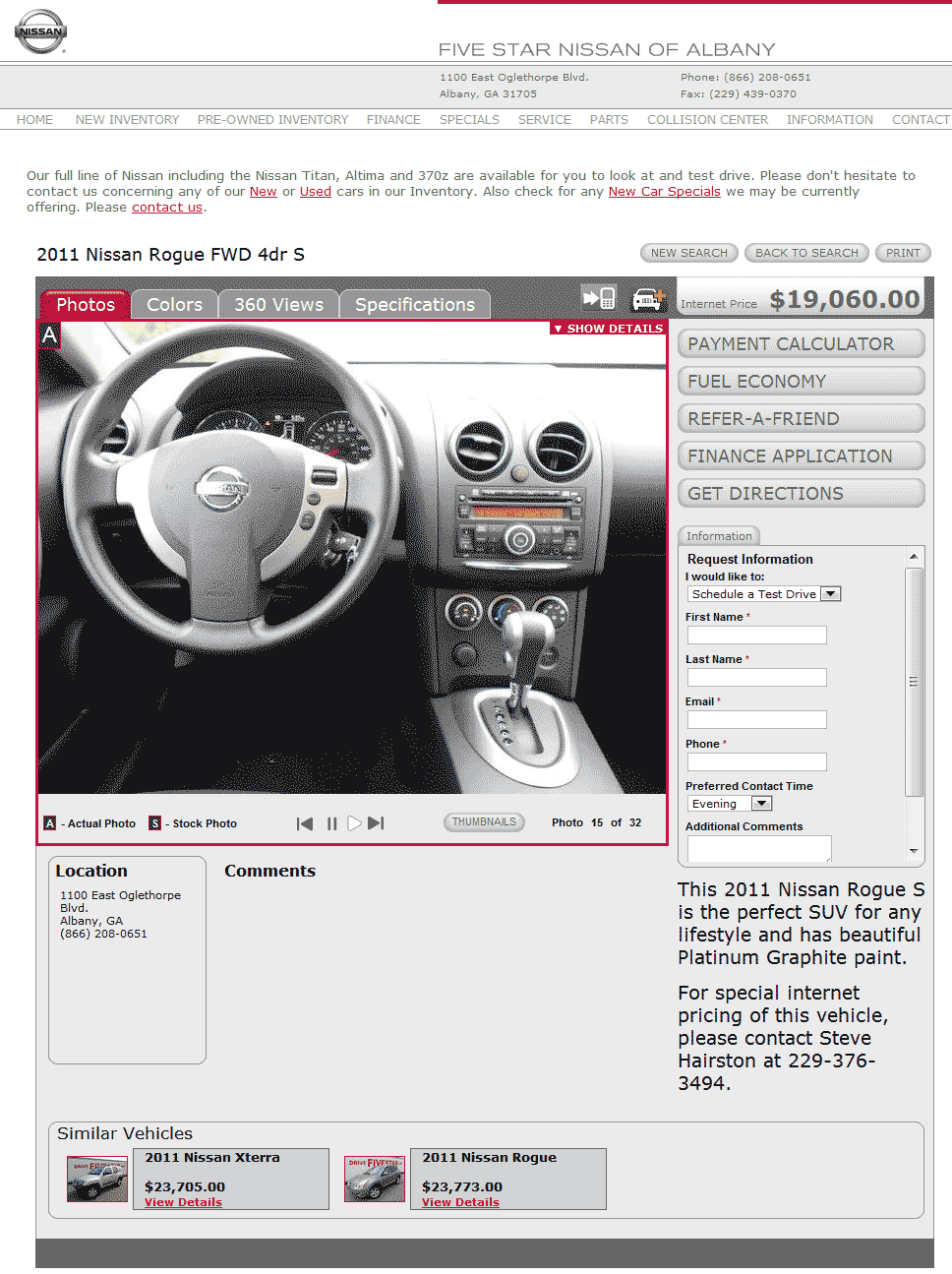 2011 Nissan Rogue Real Dealer Prices Free Costhelper Com