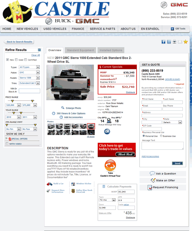 2011 GMC Sierra 1500 Real Dealer Prices - Free ...