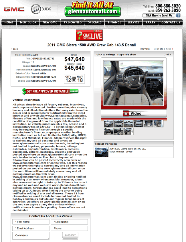 Glenn Automall Lexington Ky >> 2011 Gmc Sierra 1500 Real Dealer Prices Free Costhelper Com Glenn Automall Lexington Ky >> 2011 Gmc Sierra 1500 Real Dealer Prices Free Costhelper Com