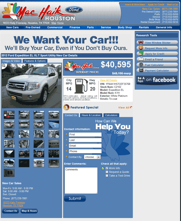 Holiday Ford Whitesboro Tx >> 2012 Ford Expedition Real Dealer Prices - Free - CostHelper.com Holiday Ford Whitesboro Tx >> 2012 Ford Expedition Real Dealer Prices - Free - CostHelper.com
